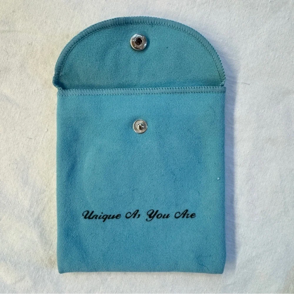 Unique A, You Are Blue Jewelry Pouch